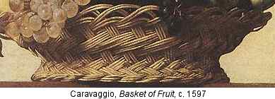 Caravaggio, Basket of Fruit, 1597